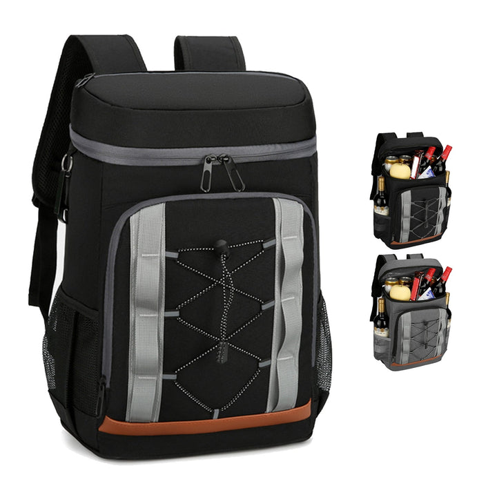 Leakproof Insulated Cooler Backpack 36 Can 25L Picnic Camping Bag