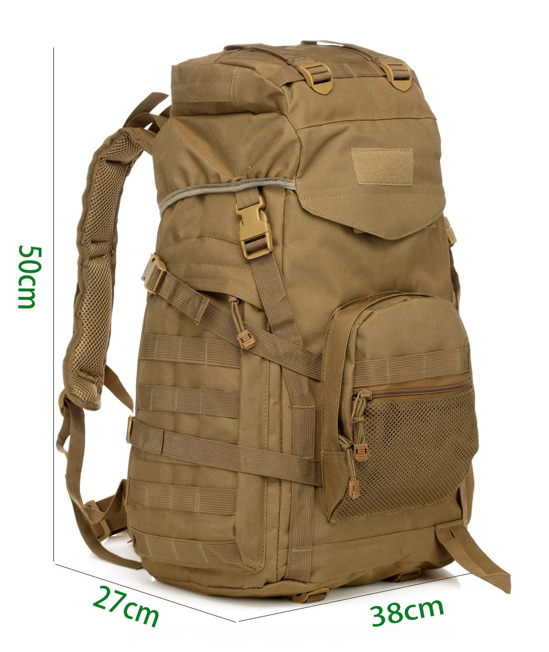 60L Tactical Camouflage Backpack – Waterproof Hiking & Camping Travel Bag