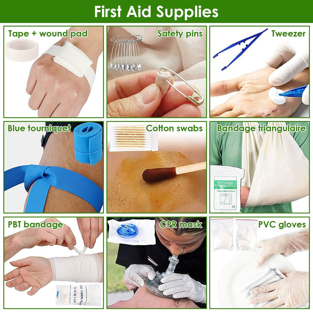 47-Pieces: Emergency Survival Kit EDC Gear Equipment Tool with Pouch