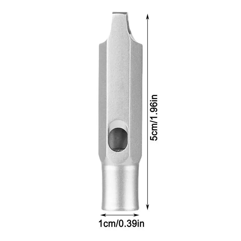 Titanium Survival Whistle Ultralight Loud Safety Hiking Emergency Gear