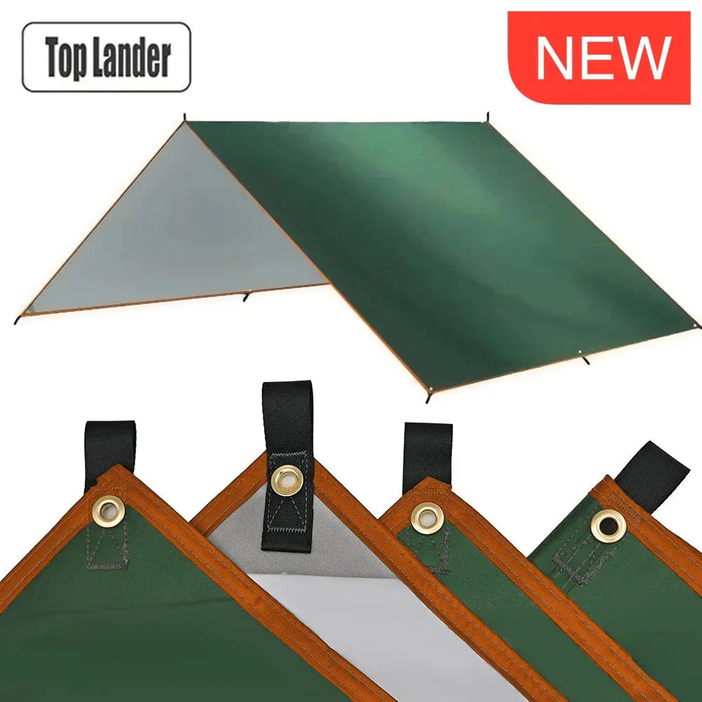 Ultralight Waterproof Tarp Tent Large Sun Shelter Camping Beach Awning