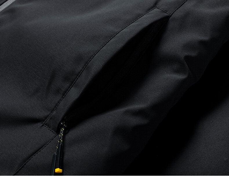 Men Winter Warm Thick Fleece Windproof Casual Outdoor Jacket Coat
