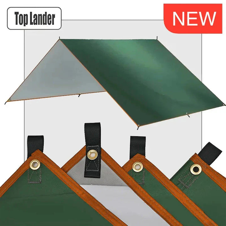 Ultralight Waterproof Tarp Tent Large Sun Shelter Camping Beach Awning