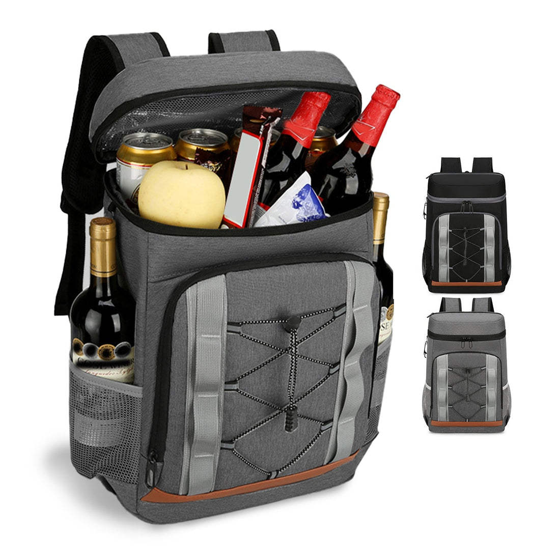 Leakproof Insulated Cooler Backpack 36 Can 25L Picnic Camping Bag
