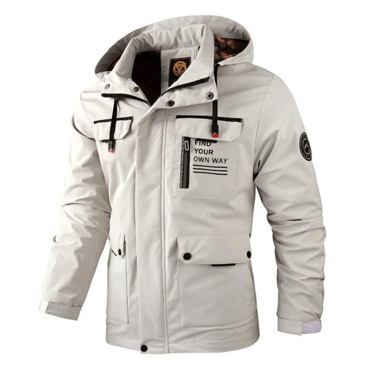 Men Waterproof Windproof Hooded Softshell Winter Outdoor Jacket Coat