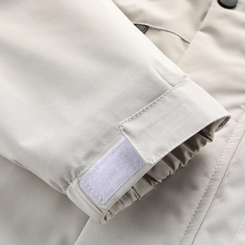 Men Waterproof Windproof Hooded Softshell Winter Outdoor Jacket Coat