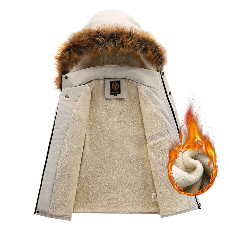 Men Waterproof Windproof Hooded Softshell Winter Outdoor Jacket Coat
