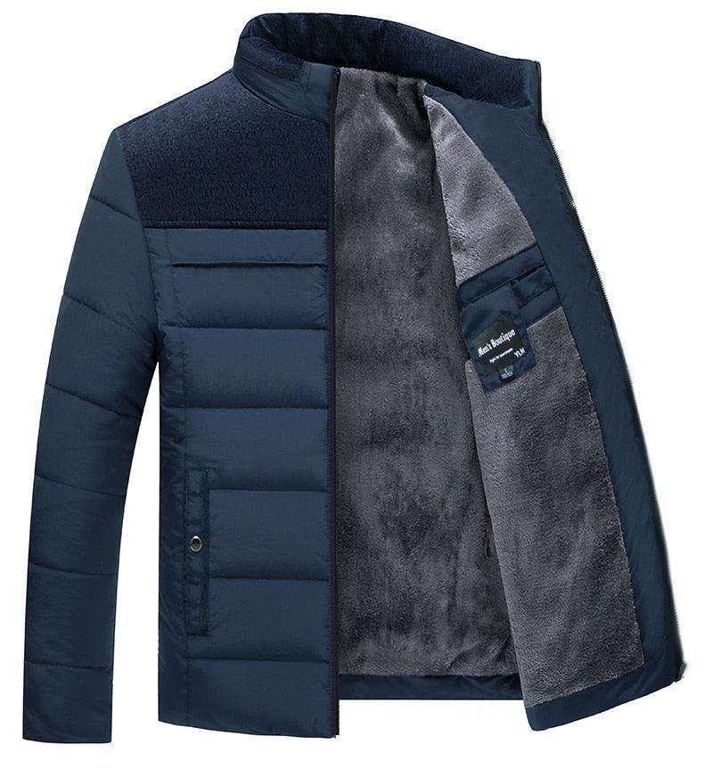 Men Warm Thick Padded Casual Jacket Winter Autumn Outdoor Fashion
