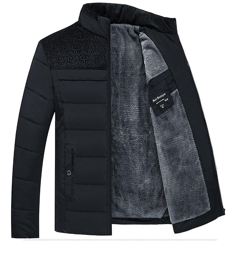 Men Warm Thick Padded Casual Jacket Winter Autumn Outdoor Fashion