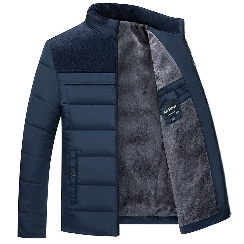 Men Warm Thick Padded Casual Jacket Winter Autumn Outdoor Fashion