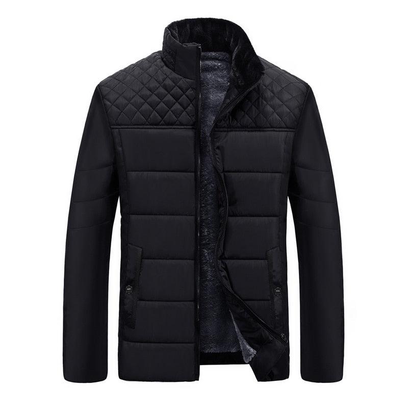 Men Warm Thick Padded Casual Jacket Winter Autumn Outdoor Fashion