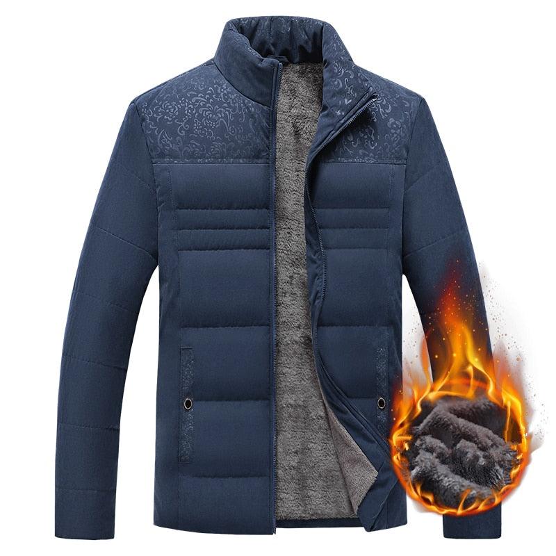 Men Warm Thick Padded Casual Jacket Winter Autumn Outdoor Fashion
