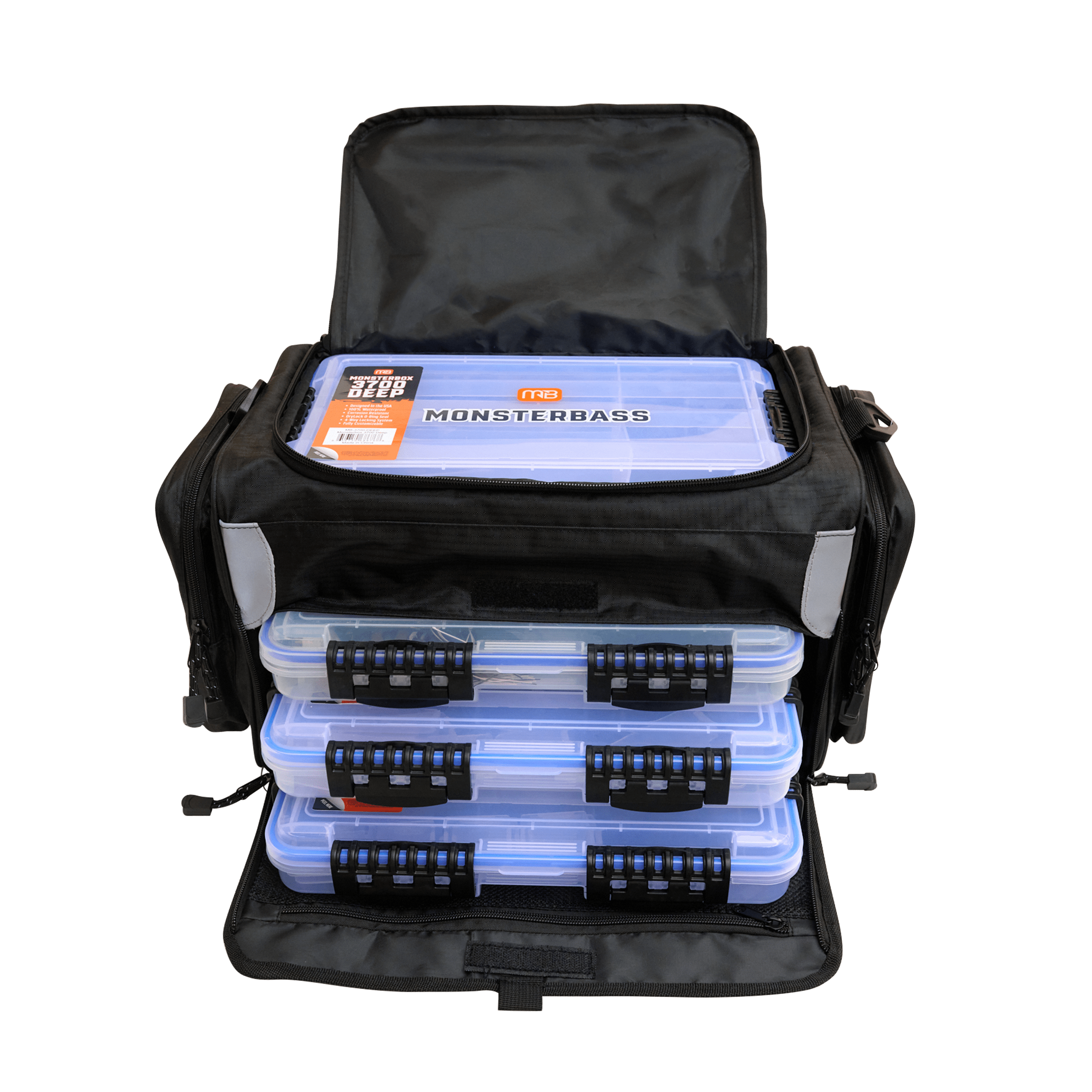Fishing Tackle Storage System Waterproof Organized Gear Box Bag