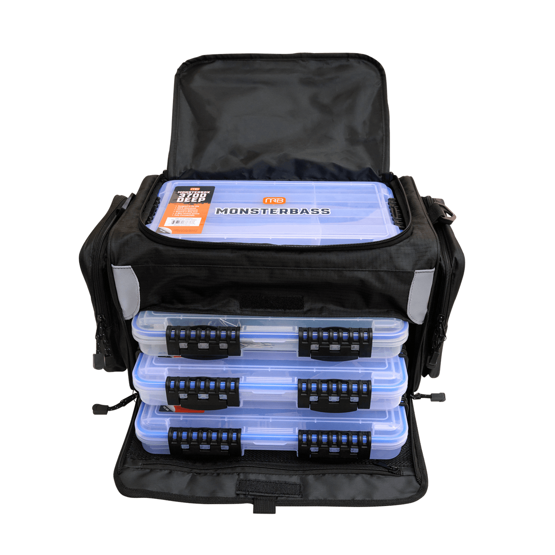 Fishing Tackle Storage System Waterproof Organized Gear Box Bag