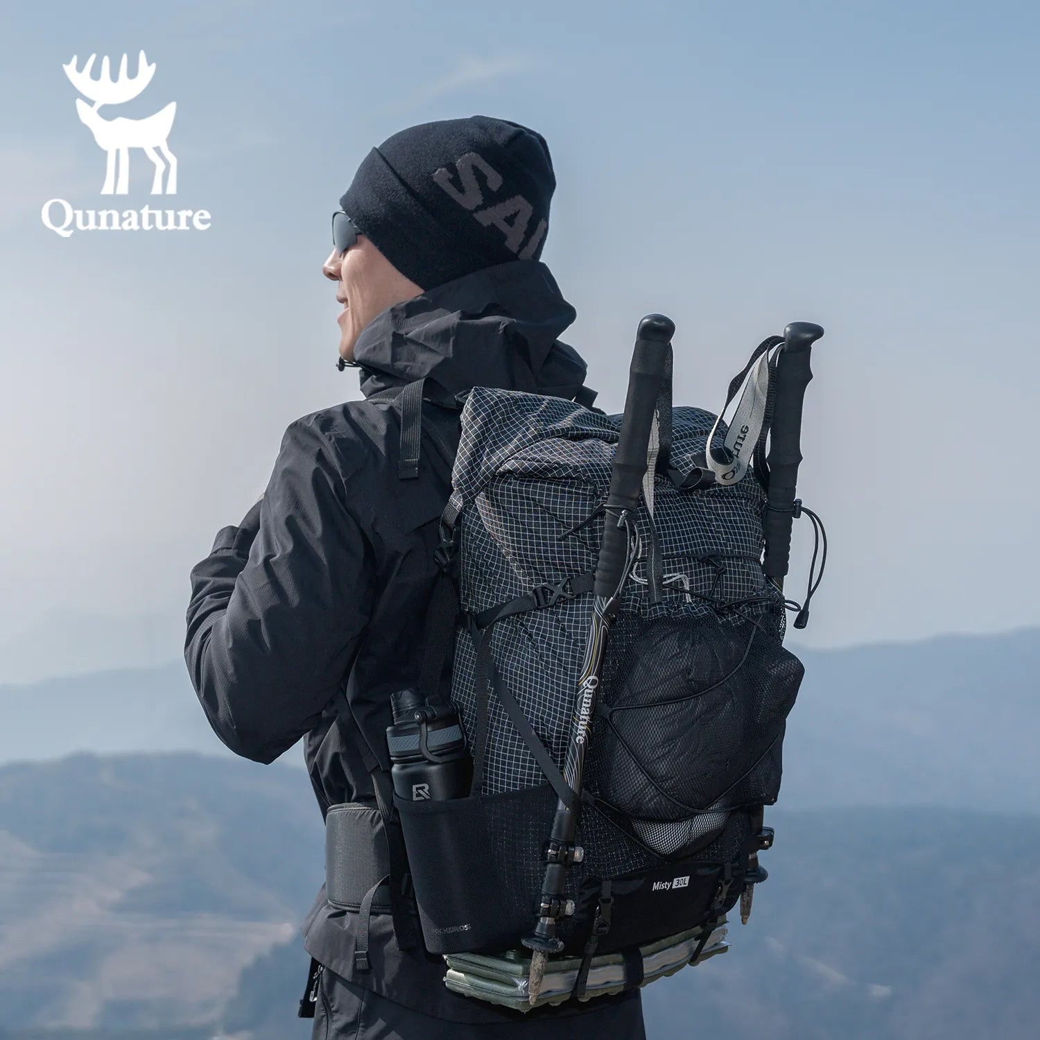 30-35L Large Capacity Lightweight Waterproof Hiking Outdoor Daypack Backpack