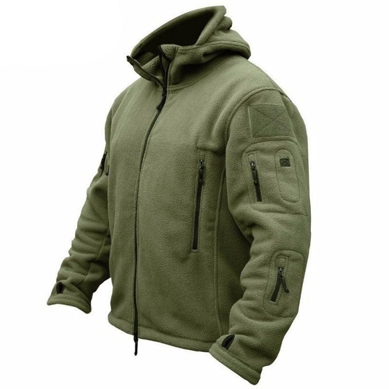 Men Tactical Lightweight Hooded Combat Jacket Outdoor Hiking Multi Pocket