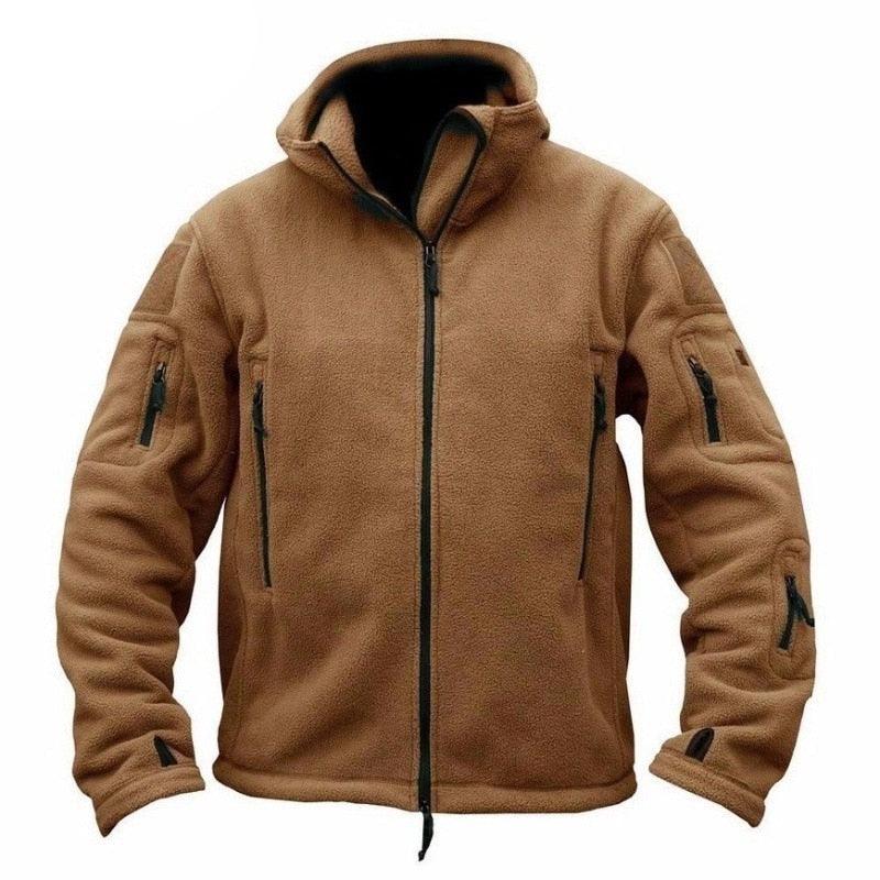 Men Tactical Lightweight Hooded Combat Jacket Outdoor Hiking Multi Pocket