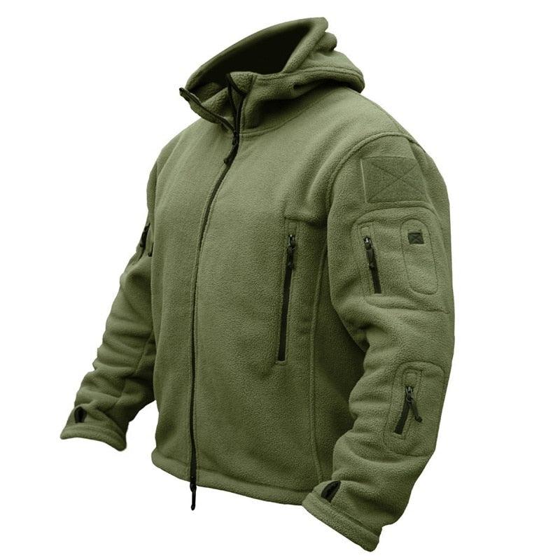 Men Tactical Lightweight Hooded Combat Jacket Outdoor Hiking Multi Pocket