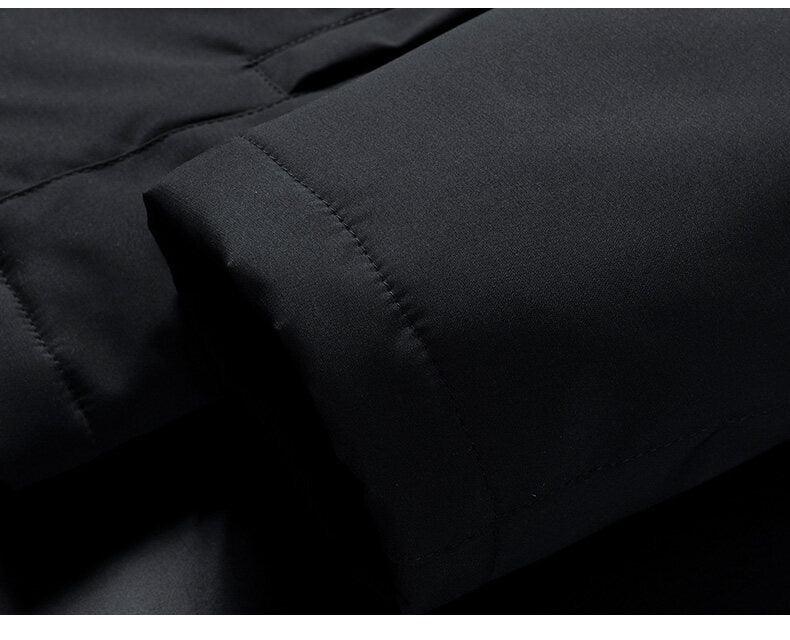 Men Winter Warm Thick Fleece Windproof Casual Outdoor Jacket Coat